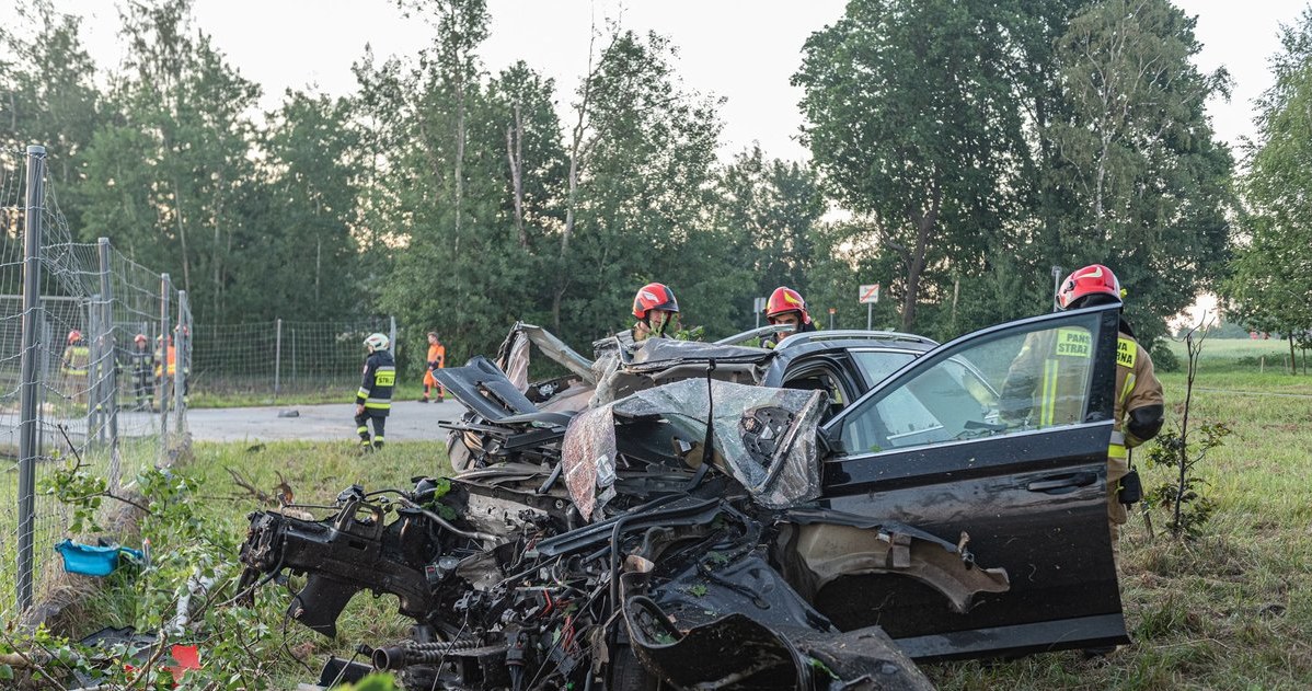 Do tego wypadku doszło na 505 km 18 czerwca 2022 roku. Kierowca w ciężkim stanie trafił do szpitala /Policja