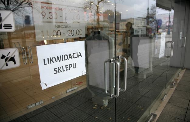 Do tej pory zbankrutowało ok. 16 tys. sklepów. Fot. Andrzej Stawiński /Reporter