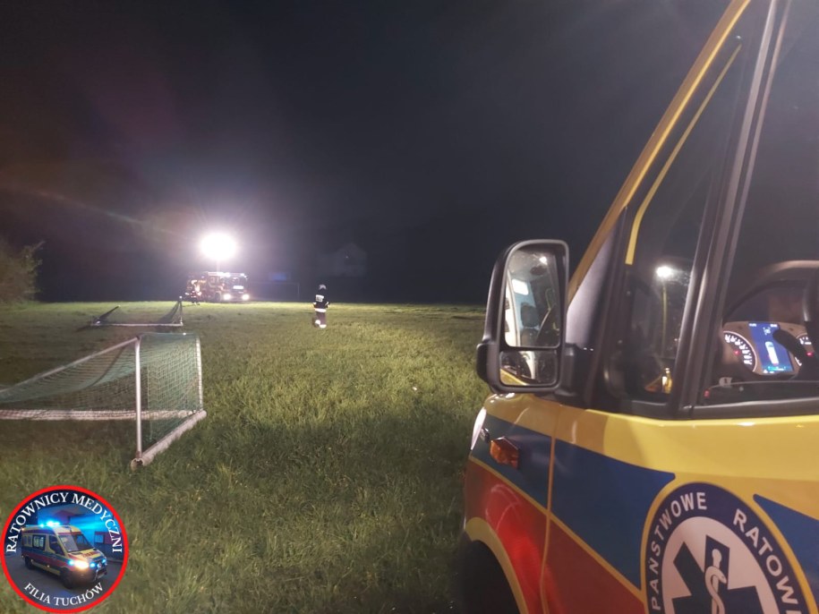Do tragedii doszło na boisku /Ratownicy Medyczni Pogotowie Ratunkowe-Filia Tuchów /Facebook