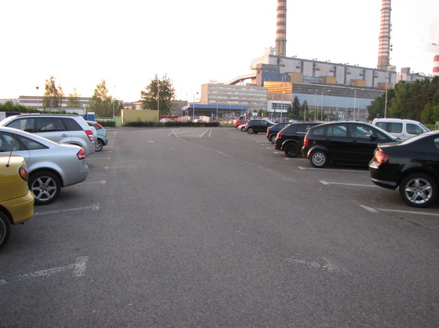 Do tragedii doszło na tym parkingu /Marcin Buczek /RMF FM
