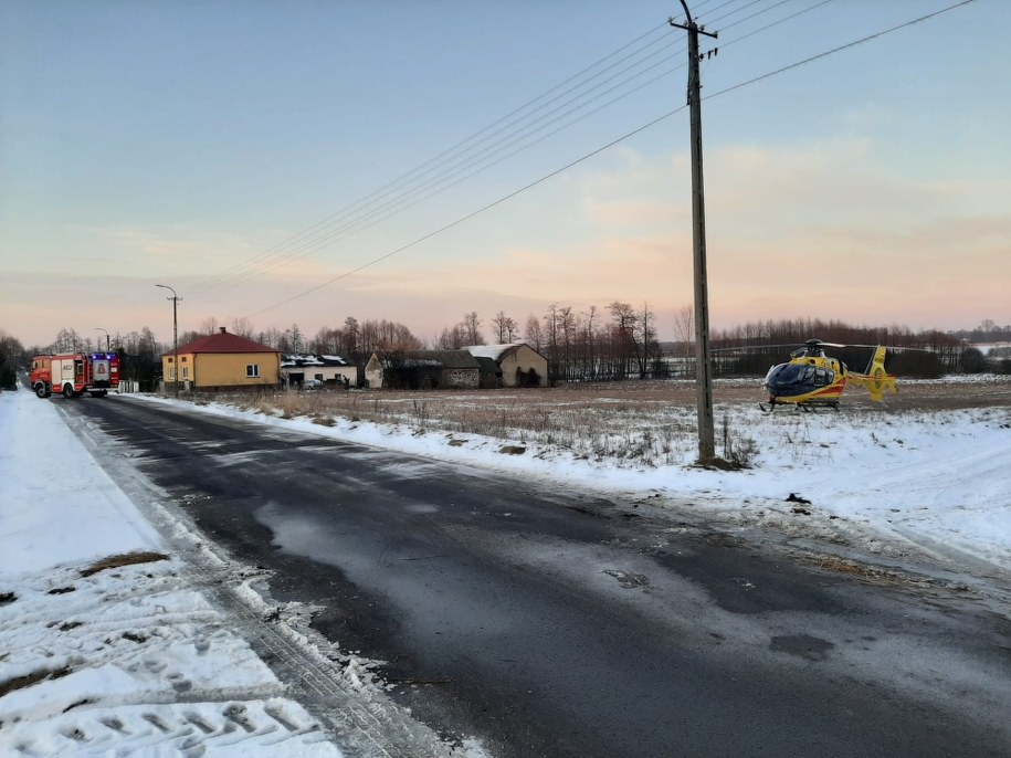 Do tragedii doszło w Komorowie w Łódzkiem /KP PSP w Rawie Mazowieckiej /Materiały prasowe