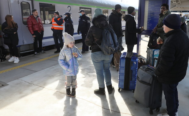 Do Warszawy dotarł pociąg z kobietami i dziećmi ewakuowanymi z Ukrainy