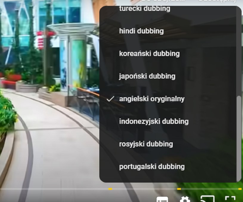 Do wyboru jest 14 języków, w których algorytm YouTube może wykonać dubbing dla filmu /YouTube