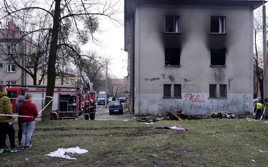 Do wybuchu gazu doszło w bytomskiej dzielnicy Stroszek. /Andrzej Grygiel /PAP