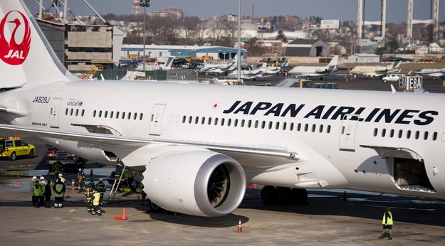 Do wycieku paliwa doszło w Boeingu 787 Dreamliner japońskich linii Japan Airlines /CJ GUNTHER /PAP/EPA