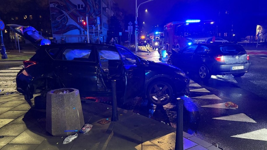 Do wypadku doszło na Bielanach /Przemysław Mzyk /RMF MAXX