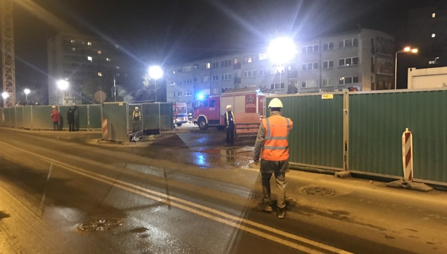 Do wypadku doszło na budowie II linii metra /Michał Dobrołowicz /RMF FM