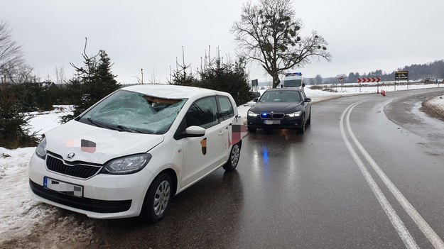 Do wypadku doszło na drodze wojewódzkiej W545 /KPP Nidzica /