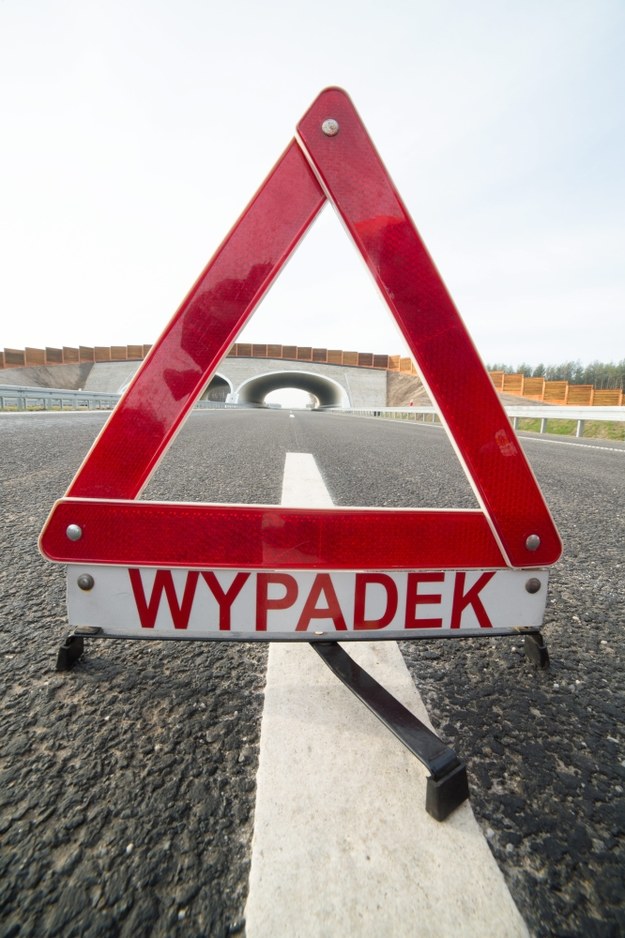 Do wypadku doszło na krajowej "12" /Grzegorz Michałowski /PAP