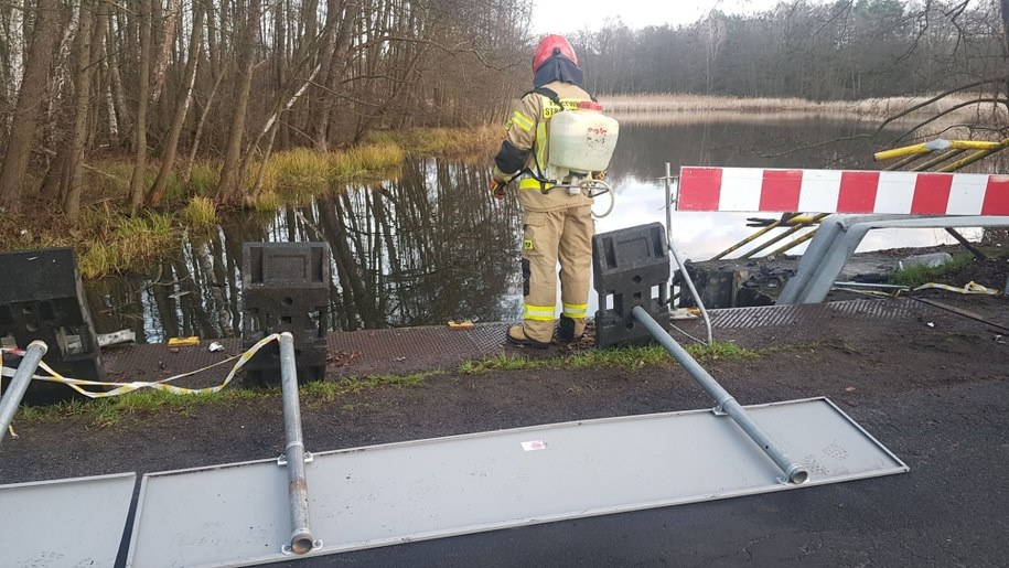 Do wypadku doszło na łuku drogi powiatowej między miejscowościami Cibórz i Skąpe. /Lubuska policja /Policja