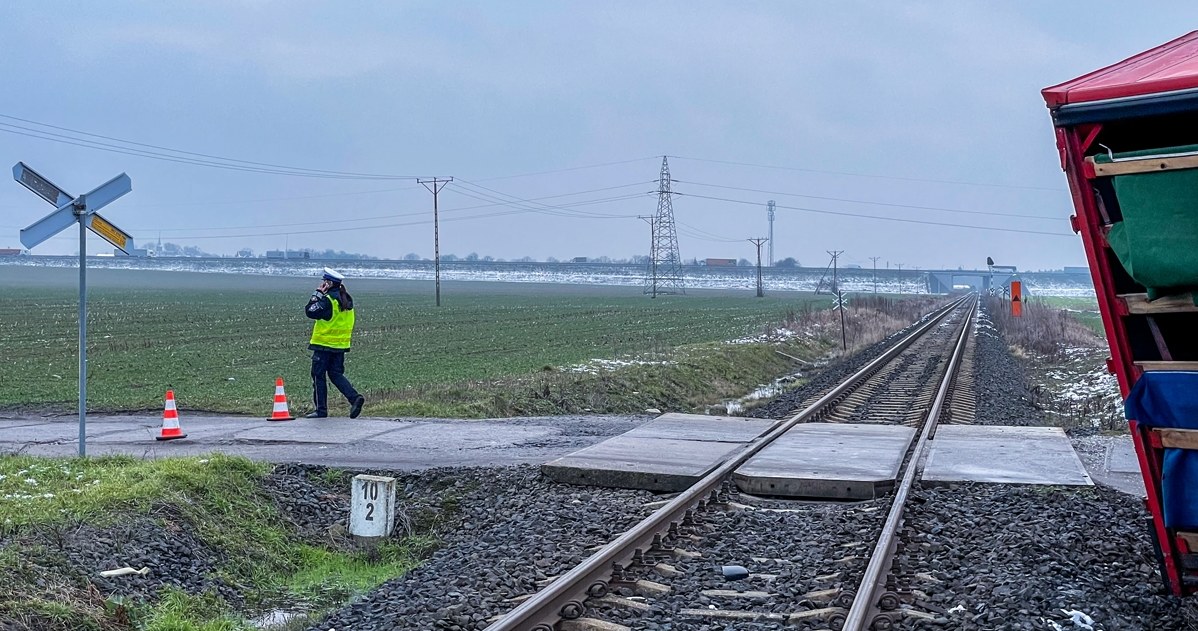 Do wypadku doszło na niestrzeżonym przejeździe, na którym była doskonała widoczność /Informacja prasowa