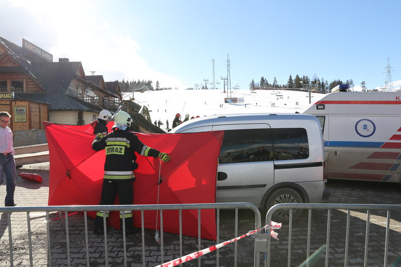 Do wypadku doszło w pobliżu ośrodka narciarskiego w Białce Tatrzańskiej / 	Grzegorz Momot    /PAP