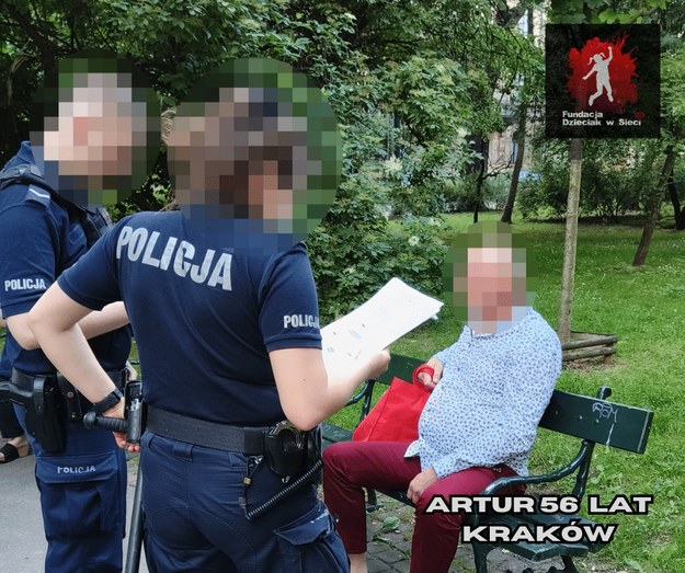 Do zatrzymania doszło 10 czerwca w centrum Krakowa /Fundacja Dzieciak w Sieci /