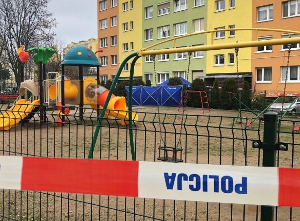 Do zdarzenia doszło obok placu zabaw /Mateusz Chłystun /RMF FM
