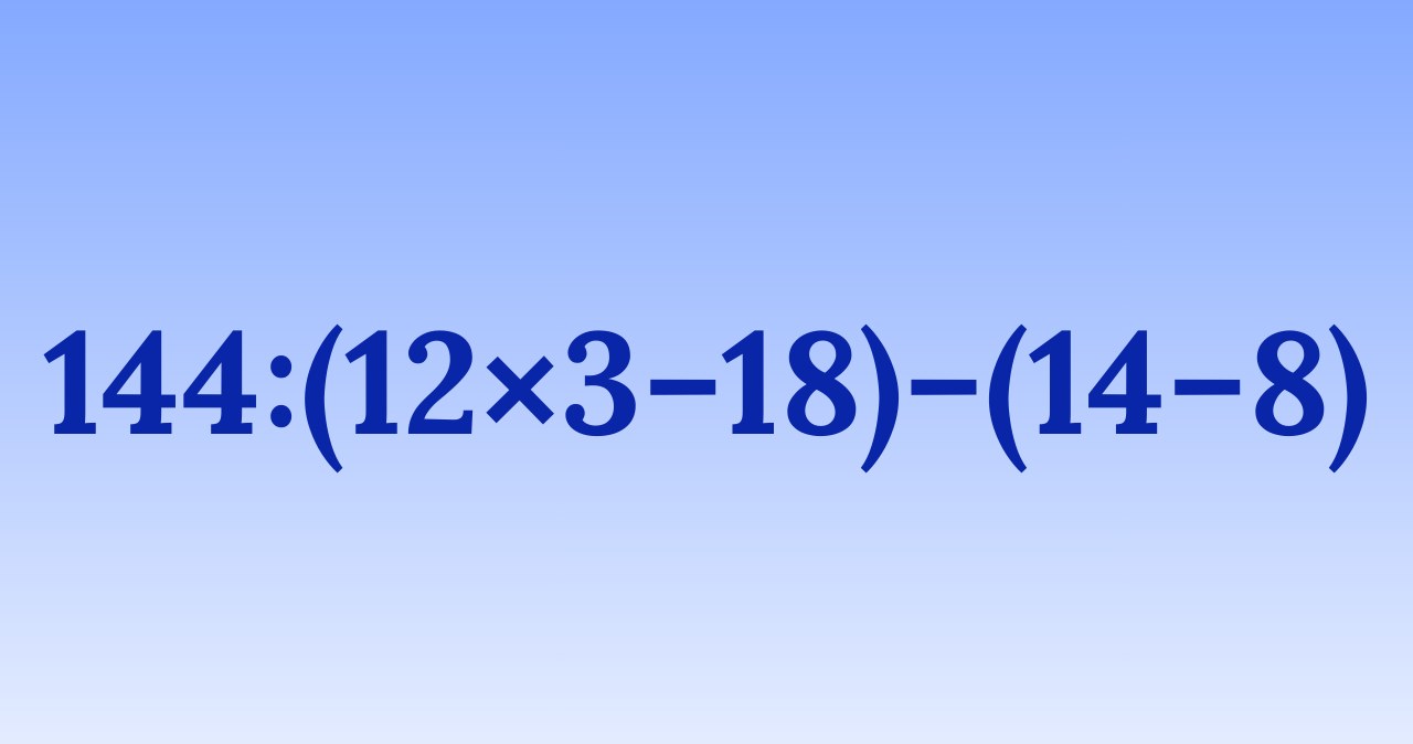 Dobra rozgrzewka dla mózgu. Rozwiążesz tę zagadkę matematyczną? /Materiały własne /INTERIA.PL