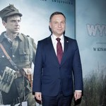 Doda i prezydent Duda na premierze "Wyklętego"