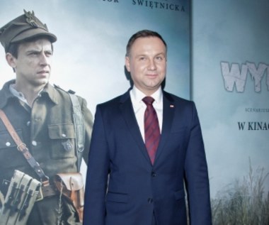 Doda i prezydent Duda na premierze "Wyklętego"