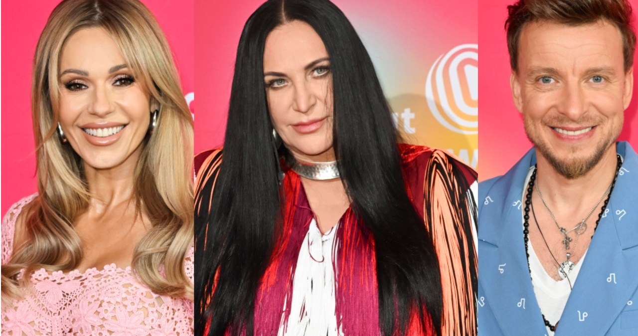 Doda, Kayah i Piotr Kupicha podczas pierwszego dnia Polsat Hit Festiwalu /Marcin Gadomski /AKPA