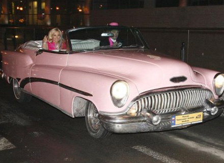 Doda przyjechała na imprezę różową limuzyną /AKPA