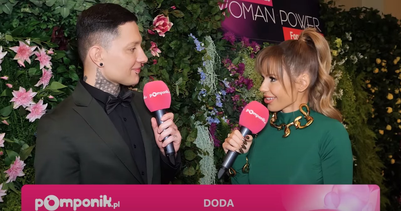 Doda w rozmowie z reporterem Pomponika, Damianem Glinką /pomponik exclusive