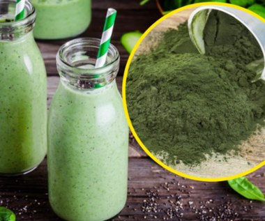 Dodaj do jogurtu lub soku. Spirulina obniża ciśnienie i chroni przed udarem