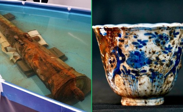 Dokładna lokalizacja jest ściśle tajna. Oto co odzyskano z legendarnego galeonu