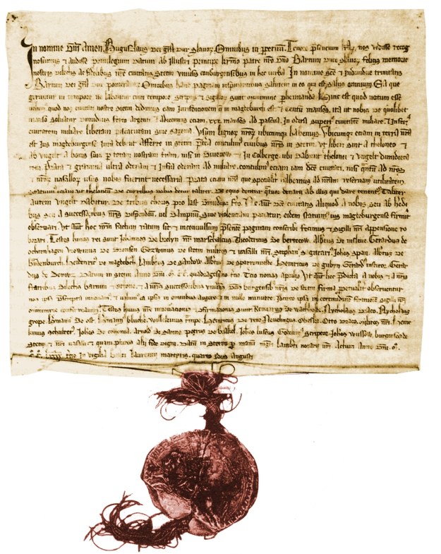 Dokładnie 3 kwietnia 1243 r. prawa miejskie Szczecinowi nadał książę Barnim I Dobry /Zamek Książąt Pomorskich w Szczecinie /Materiały prasowe