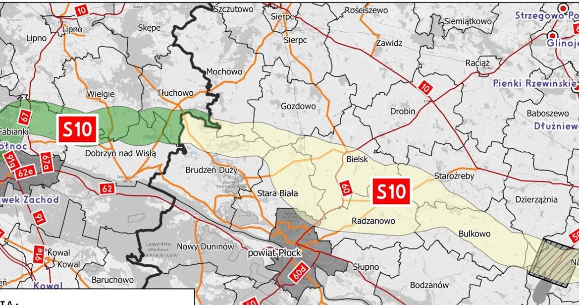 Dokładny przebieg drogi nie jest jeszcze ustalony /GDDKiA