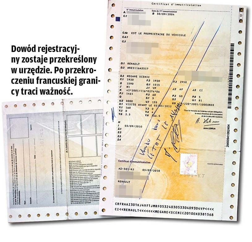 Dokumenty i formalności /Motor