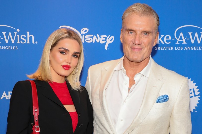 Dolph Lundgren z żoną, Emmą Krokdal / Paul Archuleta / Contributor /Getty Images