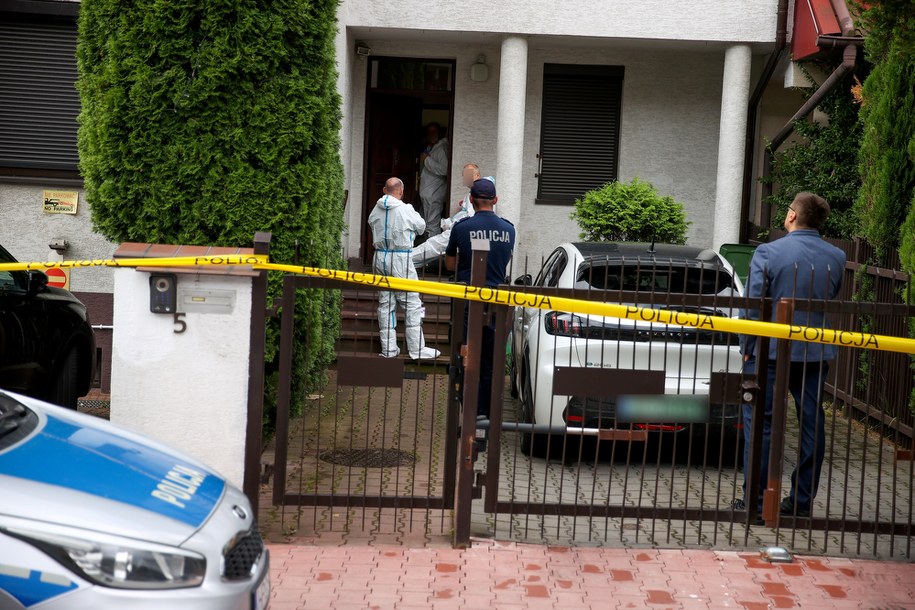 Dom, w którym znaleziono ciało profesora Jana Targosza. /	Łukasz Gągulski /PAP