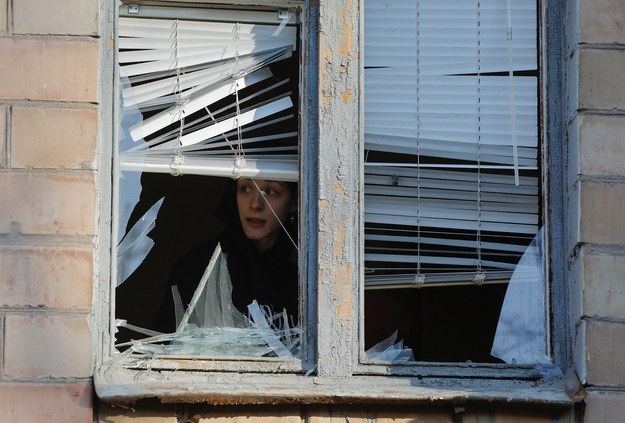 Dom zniszczony podczas ataku dronów na Kijów /PAP/EPA/SERGEY DOLZHENKO /PAP