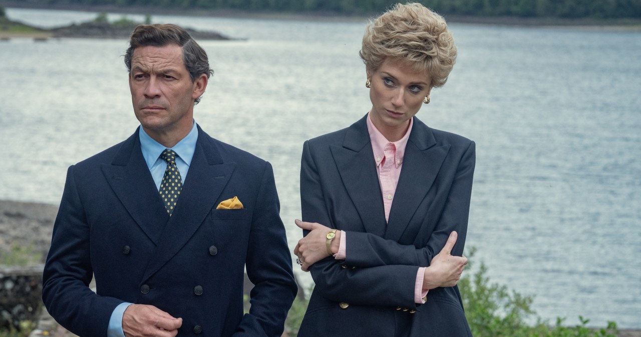 Dominic West i Elizabeth Debicki w serialu "The Crown" /Keith Bernstein / Netflix /materiały prasowe