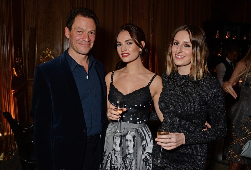 Dominic West, Lily James i Laura Carmichael w 2018 roku /Dave Benett / Contributor /Getty Images