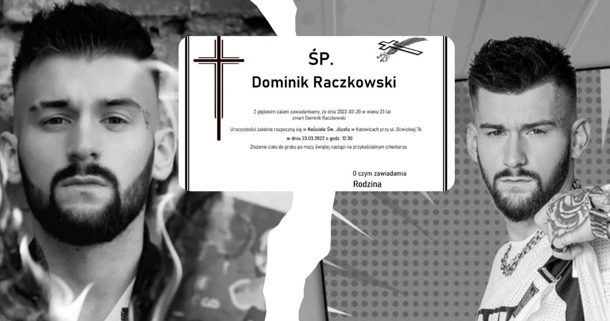 Dominik Raczkowski nie żyje. Pojawiły się spekulacje odnośnie jego śmierci /@dominik_mtv /Instagram