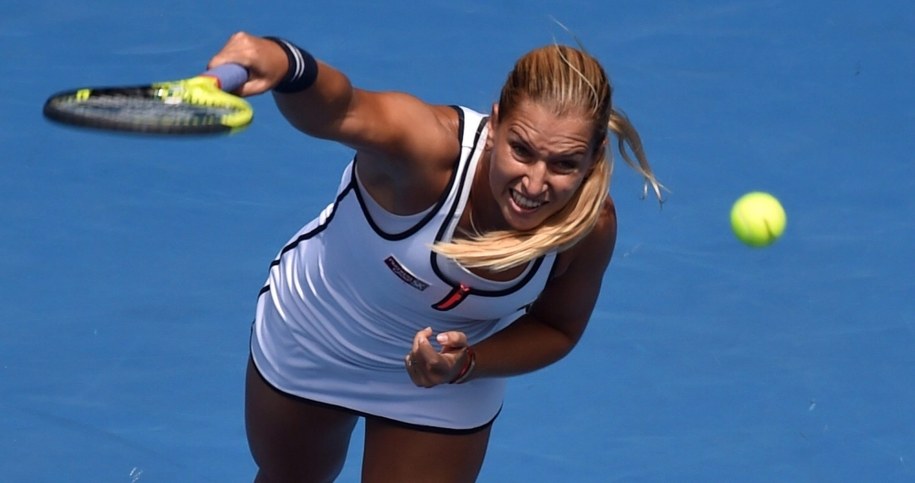 Dominika Cibulkova /PAP/EPA/JOE CASTRO /PAP/EPA