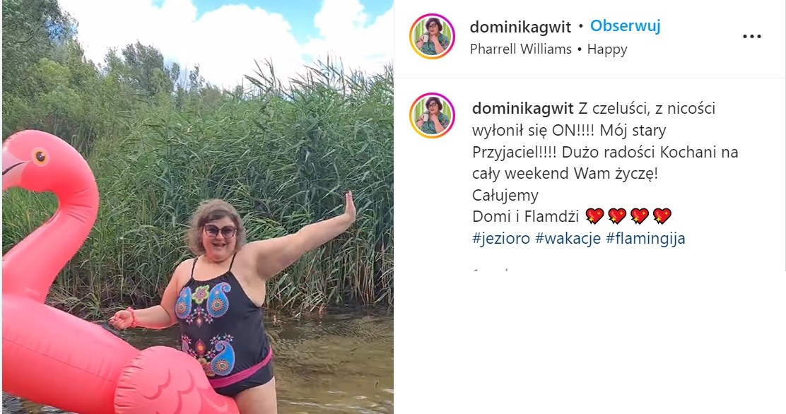 Dominika Gwit znów wyciągnęła wielkiego ptaka /https://www.instagram.com/dominikagwit// /Instagram