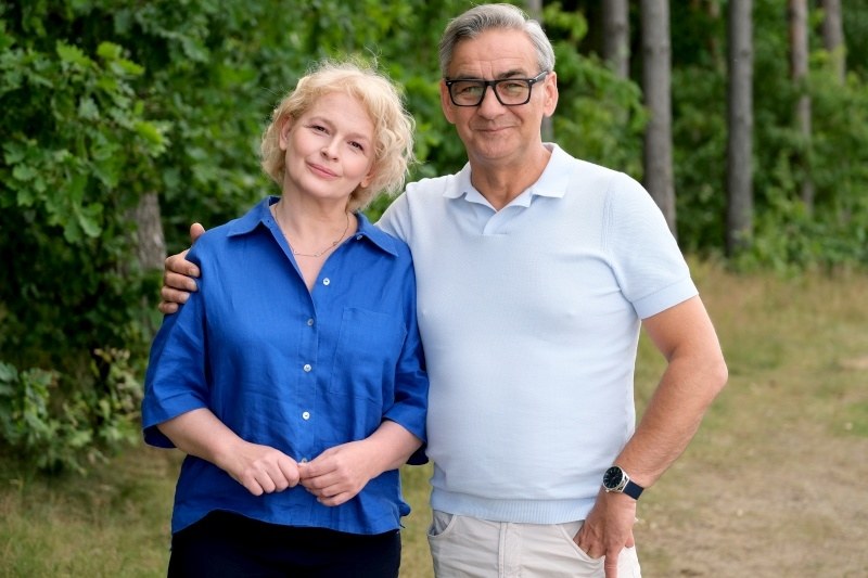 Dominika Ostałowska i Robert Gonera w serialu "M jak miłość" /Źródło: AIM
