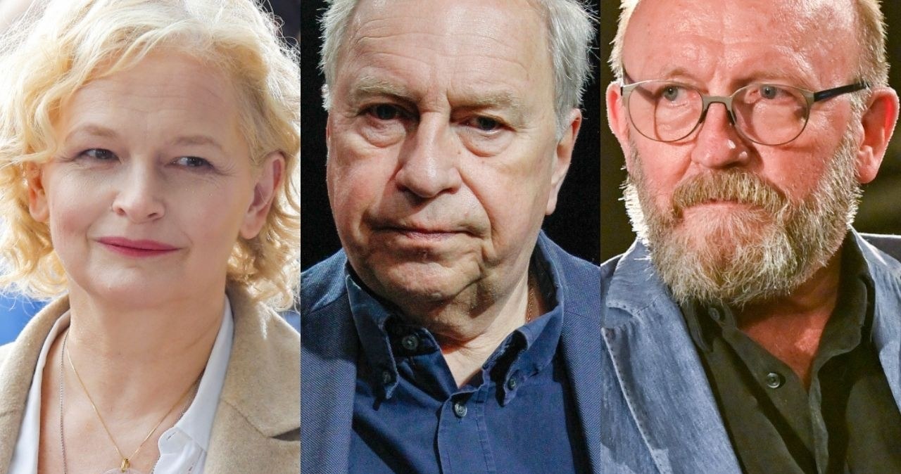 Dominika Ostałowska, Jerzy Stuhr i Artur Barciś /Jordan Krzemiński, Niemiec /AKPA