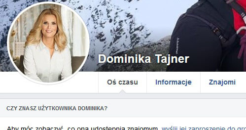 Dominika Tajner zmieniła status na Facebooku /Facebook