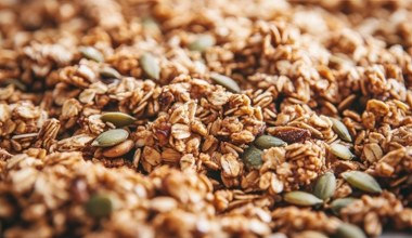 Domową granolę robię w godzinę. Chrupiąca, zdrowa i bez dodatku cukru