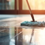 drewniana podłoga Domowy płyn do mycia podłóg z drewna i paneli. Wyglądają jak po renowacji