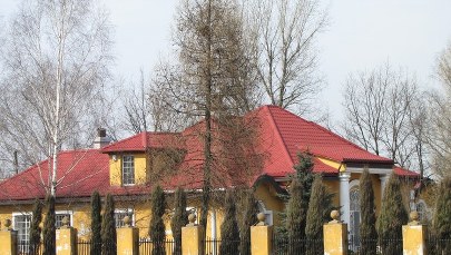 Domy polskich Romów pod Łodzią