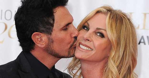 Don Diamont ze swoją wybranką, Cindy Ambuehl /Pascal Le Segrertain /Getty Images