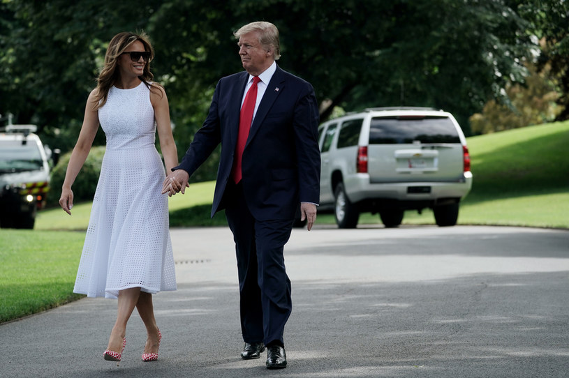 Donald i Melania Trump  mają syna Barrona /Getty Images