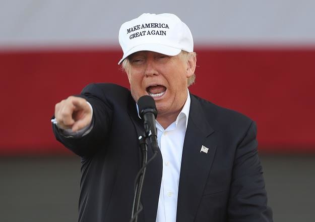 Donald Trump - bezprecedensowy kandydat Republikanów na prezydenta /AFP