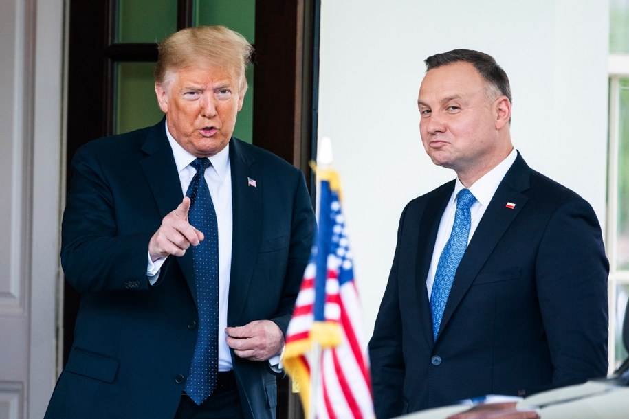 Donald Trump i Andrzej Duda /JIM LO SCALZO /PAP/EPA