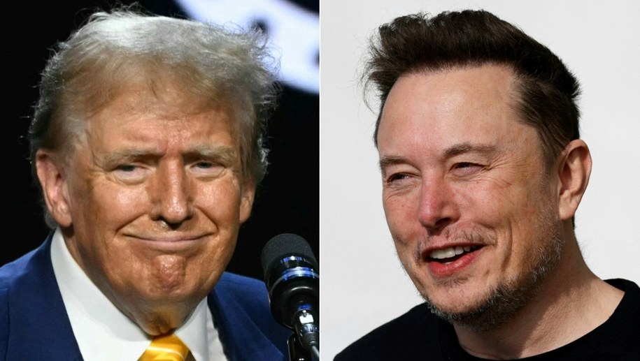 Donald Trump i Elon Musk /Jim Watson / AFP  /East News