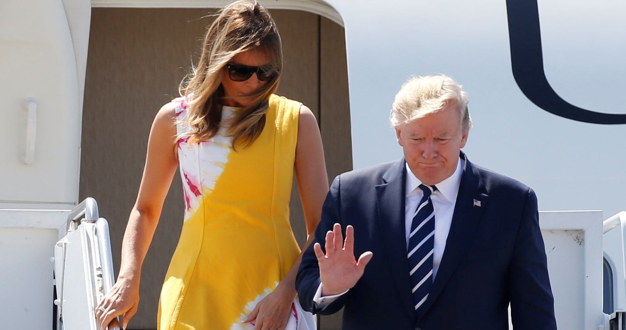 Donald Trump i jego żona Melania Trump /Agencja FORUM