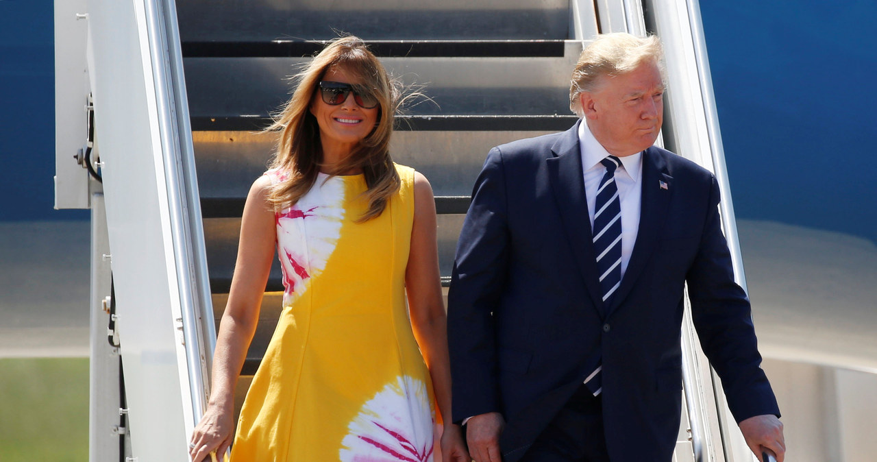 Donald Trump i jego żona Melania Trump /Agencja FORUM